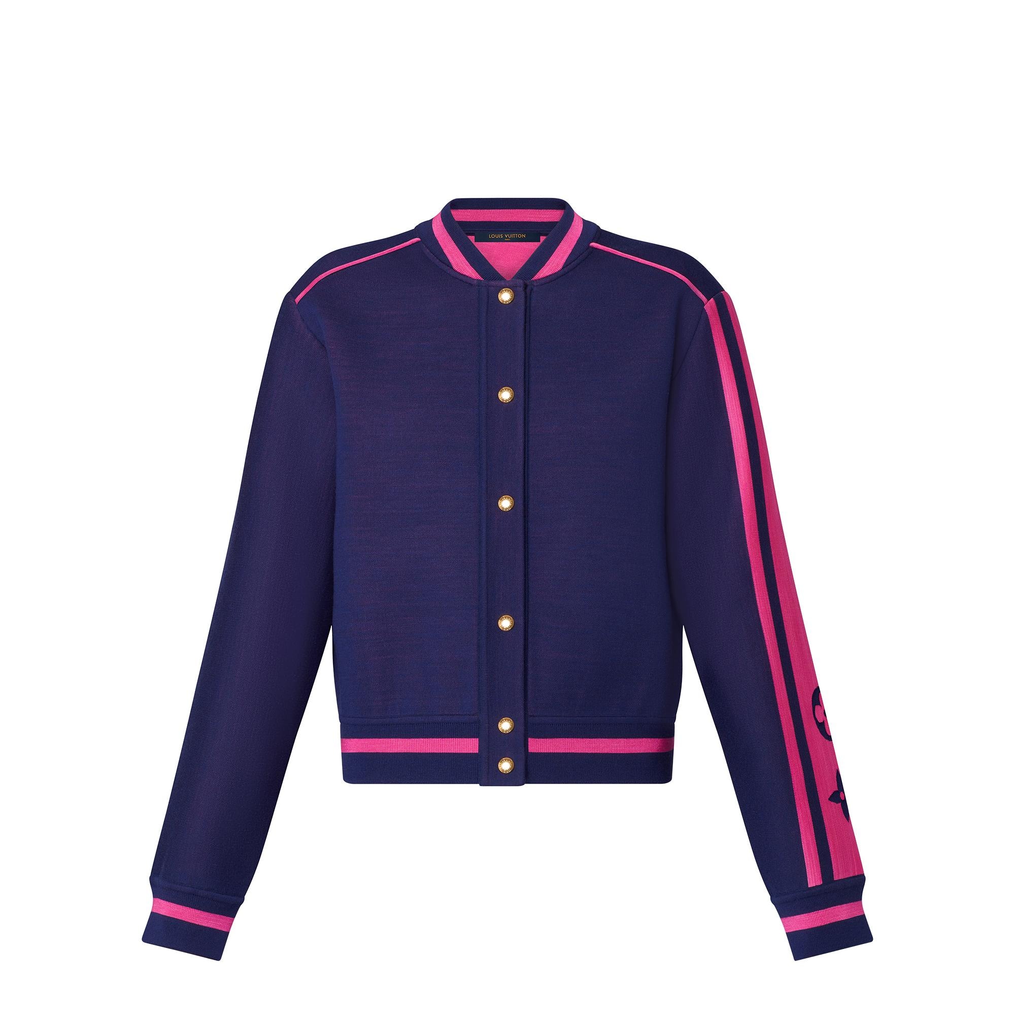 Block Knit Bomber Jacket - Women - Ready-to-Wear | LOUIS VUITTON